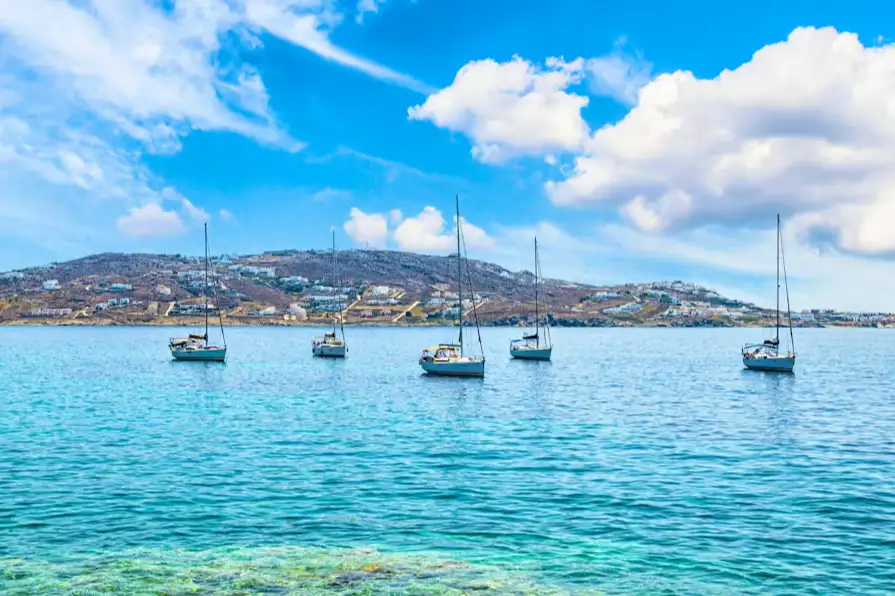 Croisière côtière à Mykonos