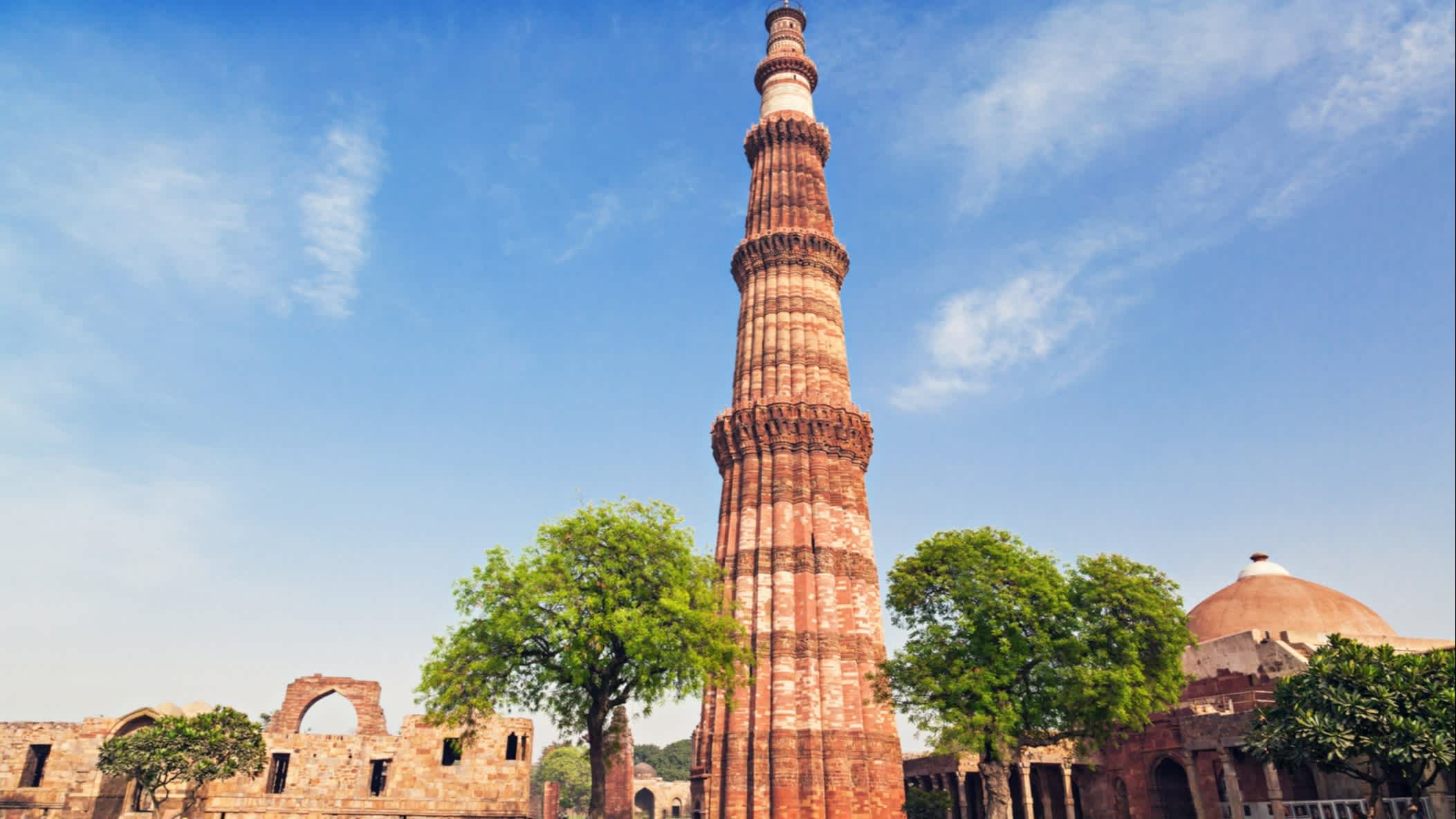Vue de Qutb Minar, New Delhi, Inde
