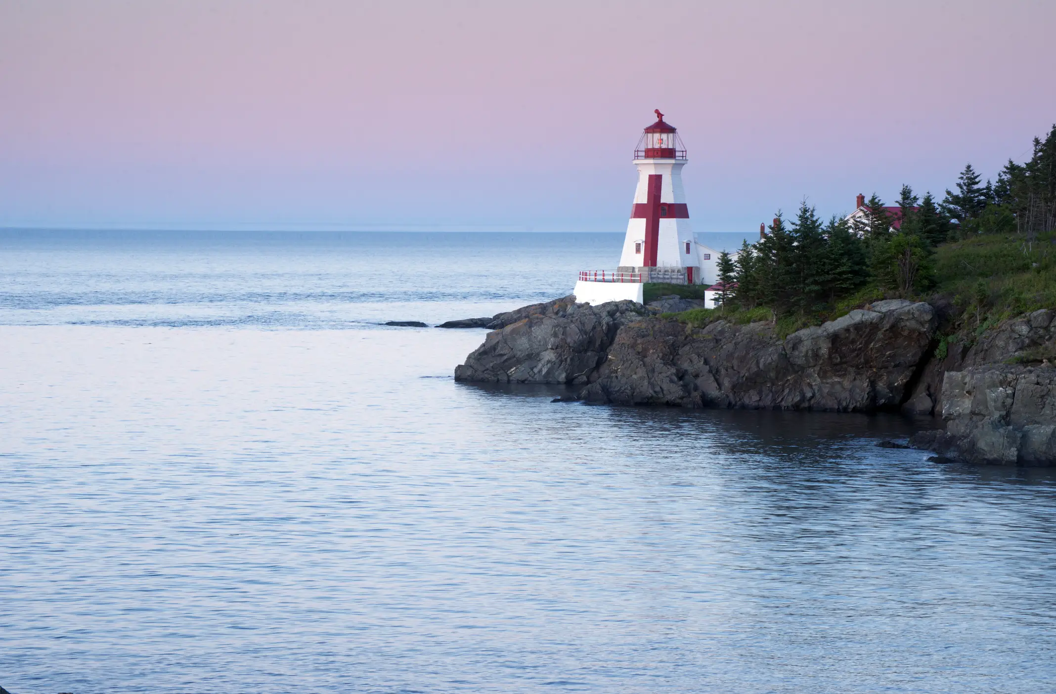 Kanada, Bay of Fundy, Campobello Island Head Leuchtturm auf Campobello Island, Bay of Fundy, New Brunswick, Kanada.
