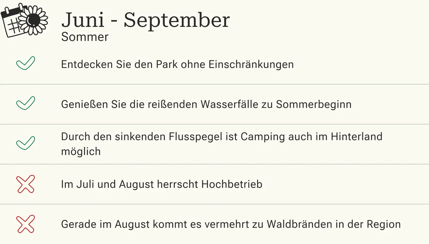 Beste Reisezeit, Yellowstone, Sommer Vor- und Nachteile einer Reise nach Yellowstone im Sommer