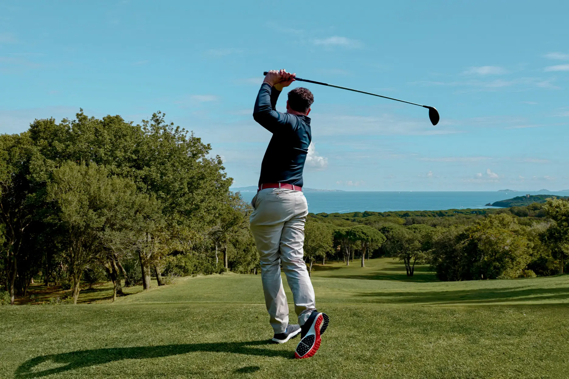 Golf Golfeurs sur le terrain de golf professionnel