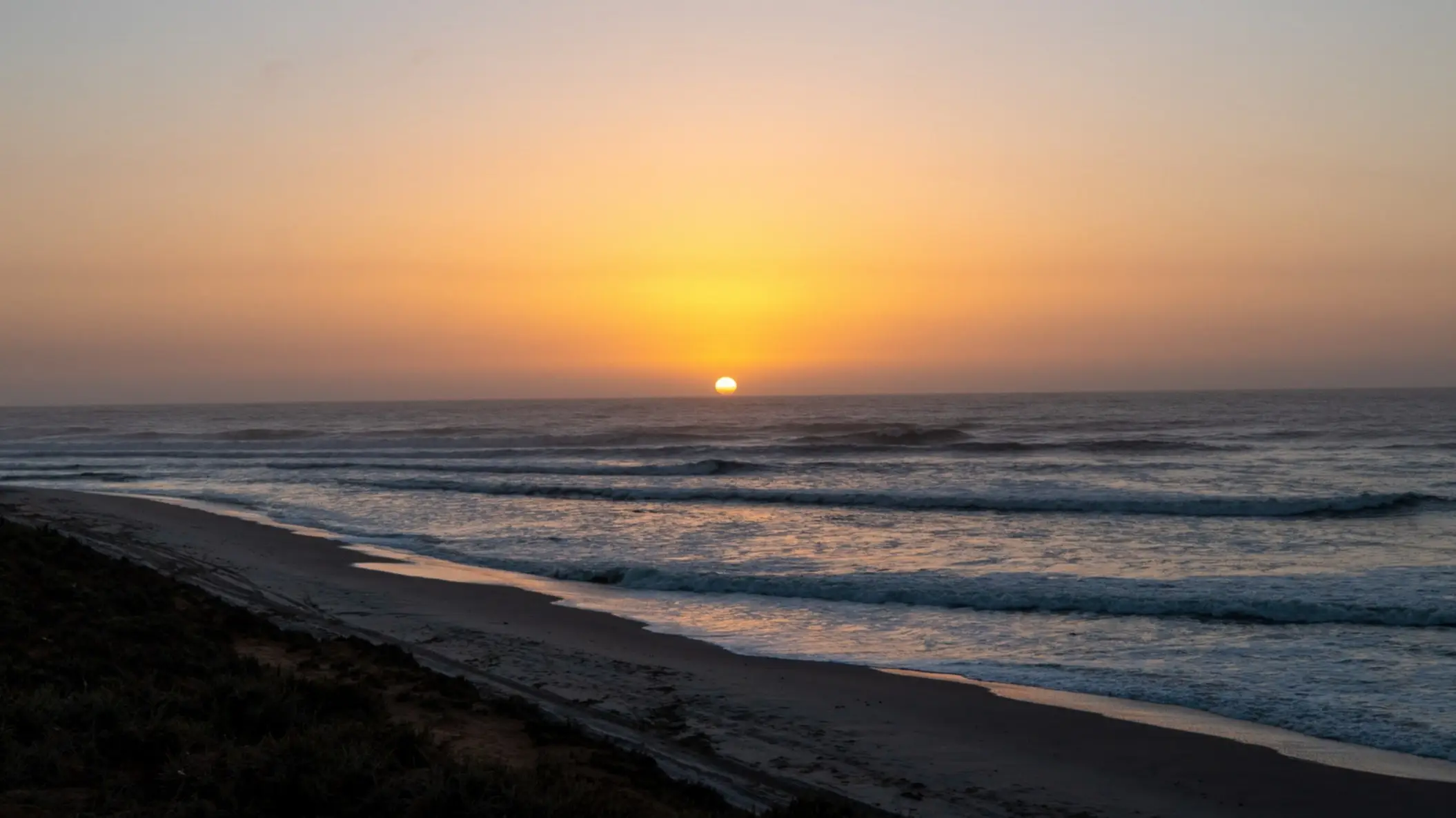 Namibie, Henties Bay Coucher de soleil sur Henties Bay