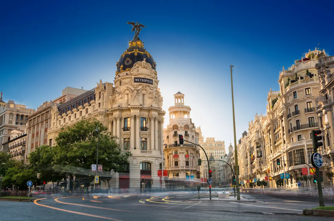Madrid, Cityscape, Spain, Road, Architecture