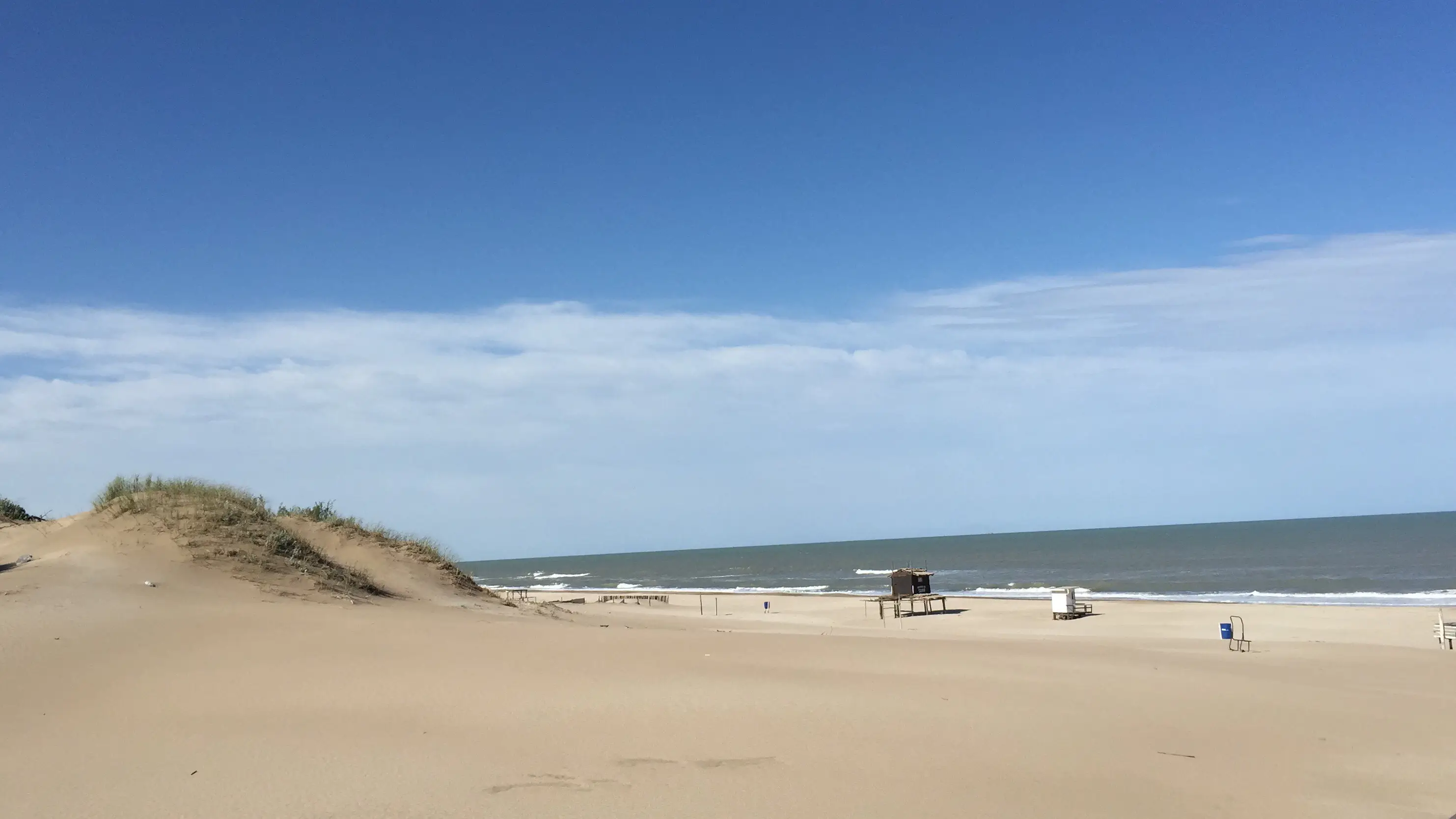 Playa de Carilo, Argentinien Landschaft an der Atlantikküste Argentiniens