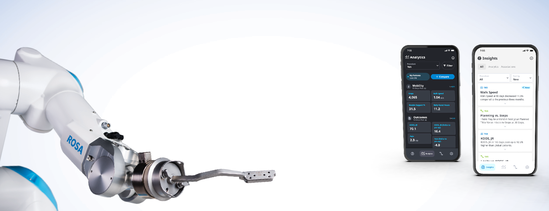 ROSA Knee with ZBEdge Analytics Campaign Page | Main Image 