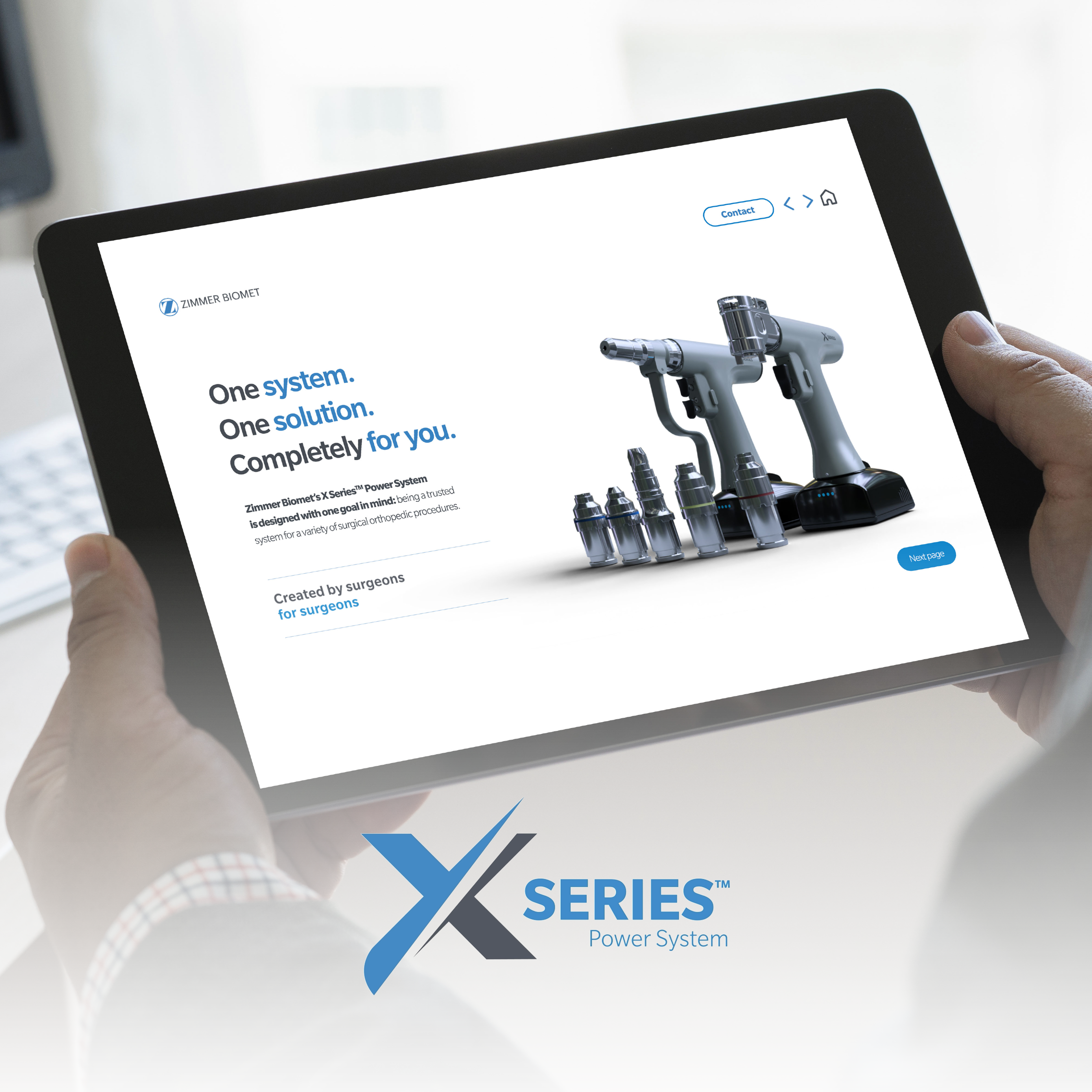 X Series Power System | Zimmer Biomet | Zimmer Biomet