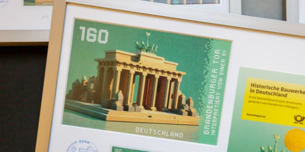 Die deutsche Krypto Briefmarke