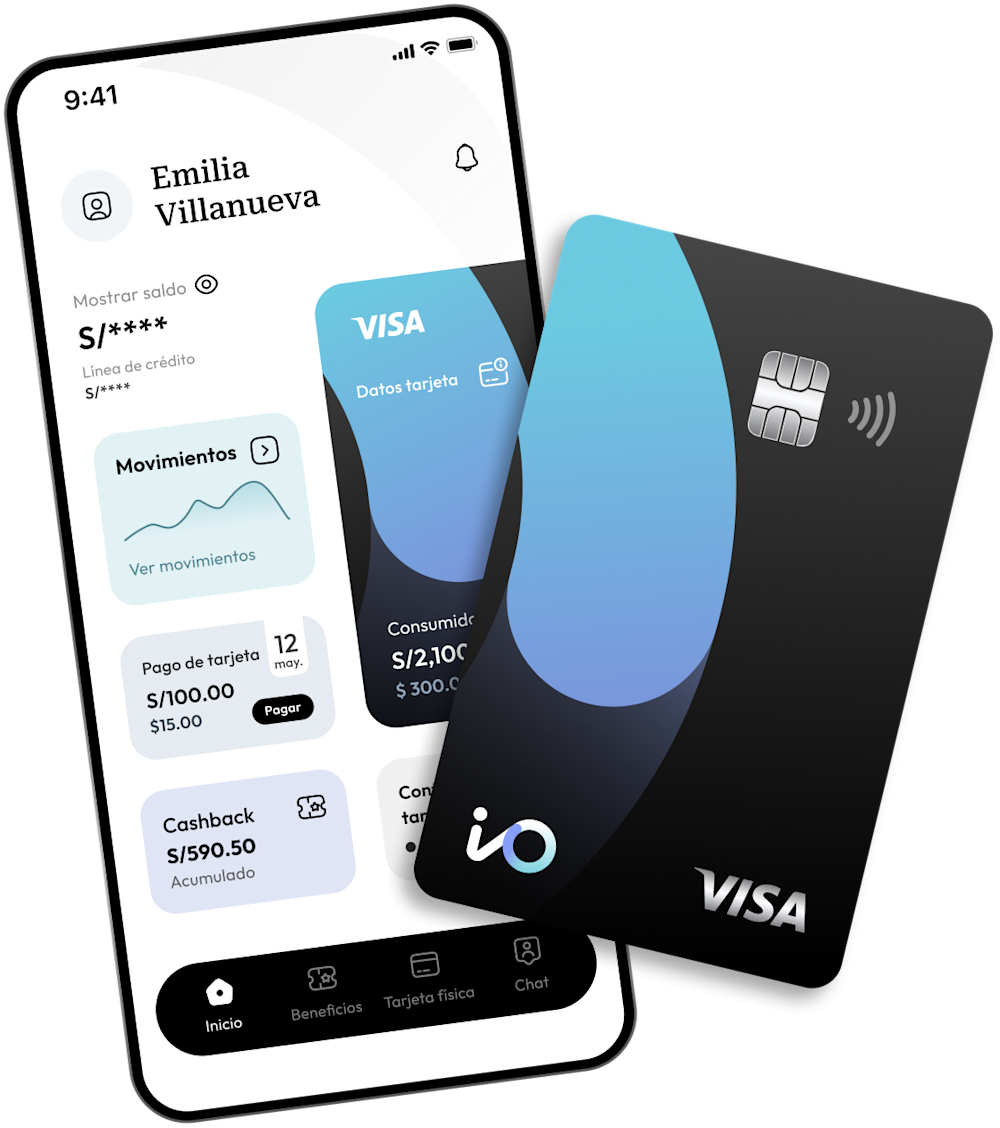 Tarjeta de Crédito Digital con Cashback Tarjeta iO - Main Image