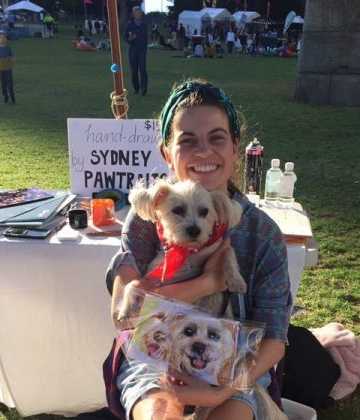 Nicki in action at Bradfield Bark, 2019