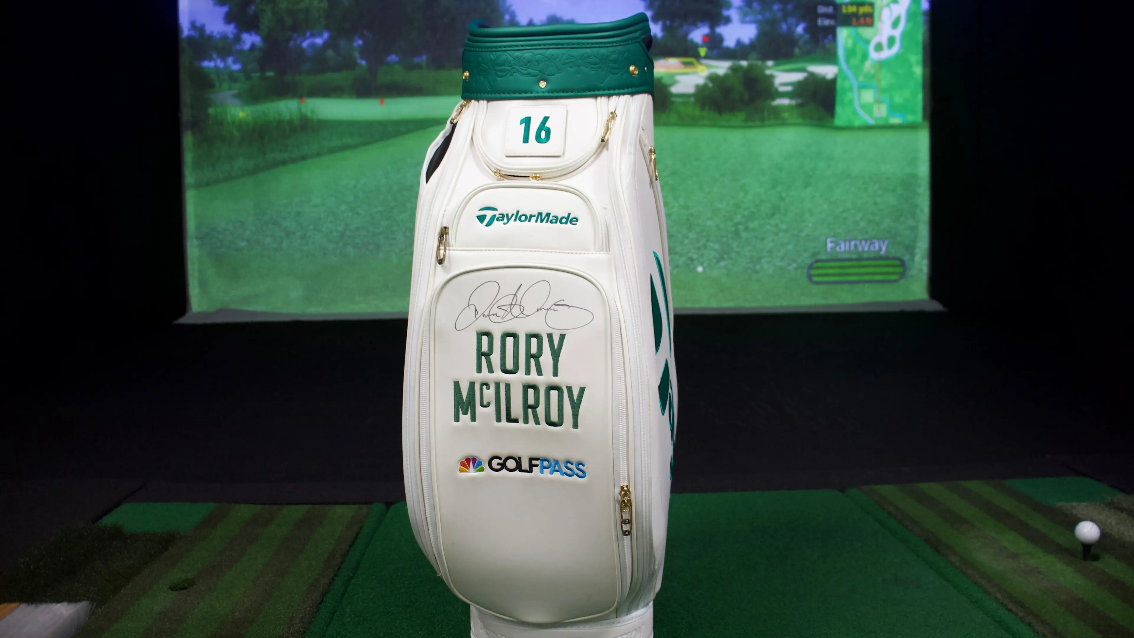 Signed Rory McIlroy Golf Bag