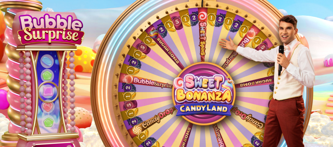 Sweet Bananza Candyland Game logo