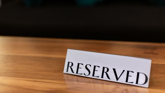 Reserved sign