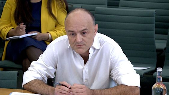 Dominic Cummings at select committee