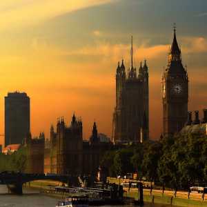 Houses of Parliament at Dusk, Westminster