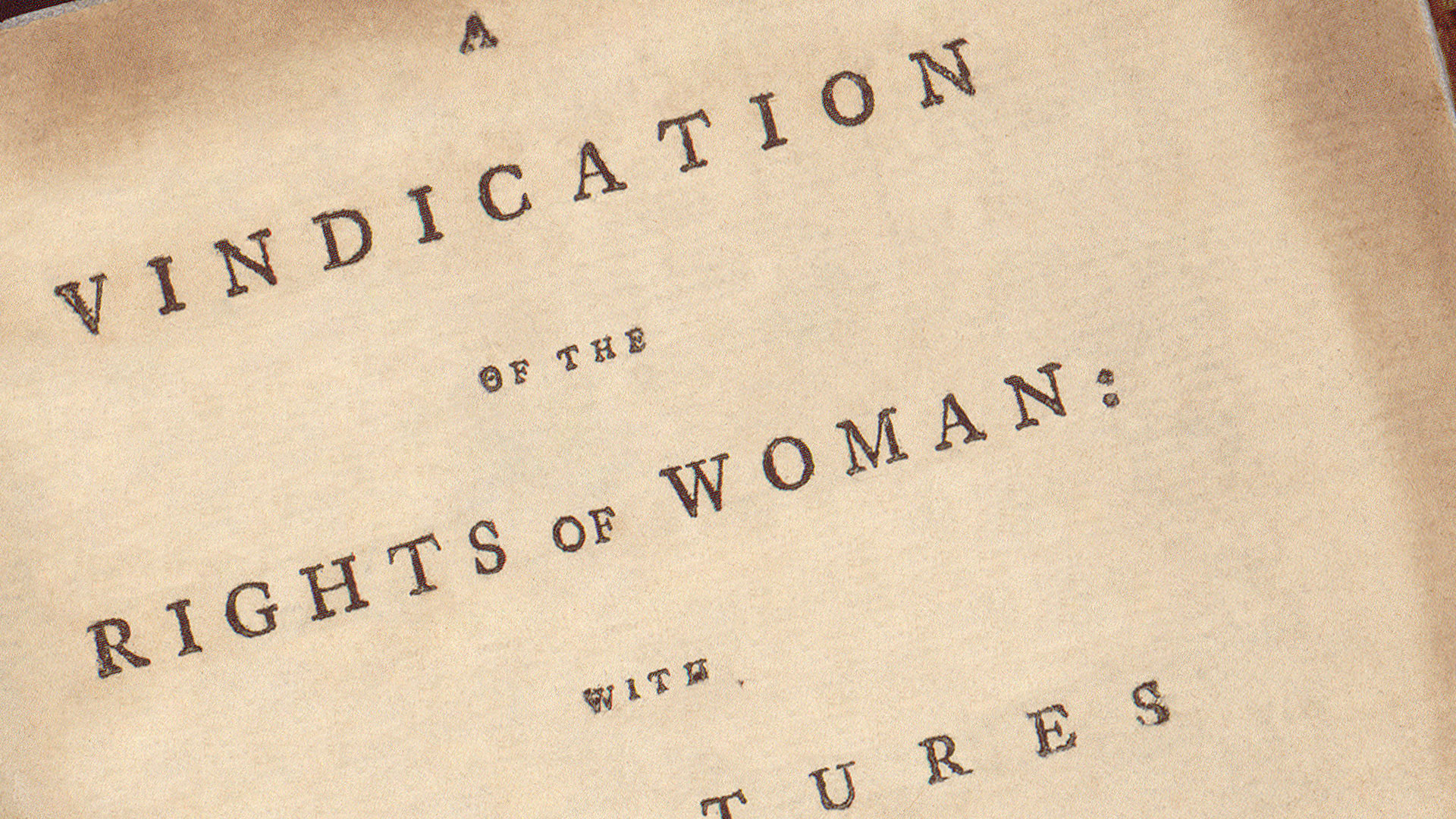 a vindication of the rights of woman book