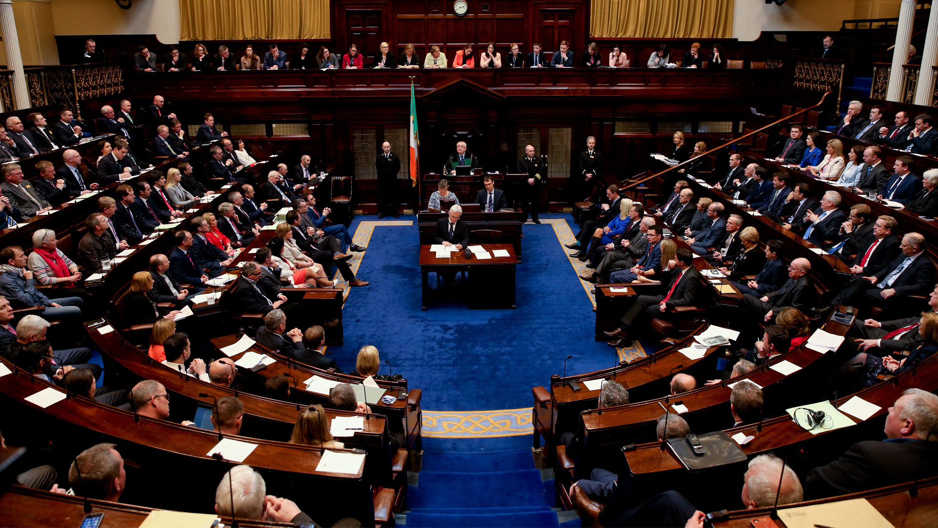 The first sitting of the Dail Eireann after the 2016 Northern Ireland elections.