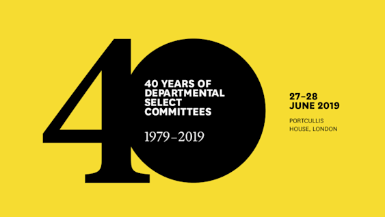 40th Anniversary of the creation of Departmental Select Committees