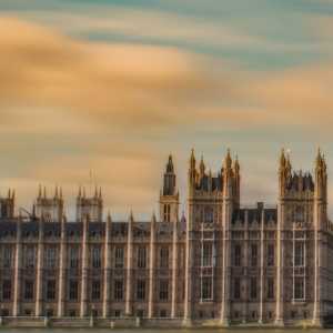 Palace of Westminster, Houses of Parliament, at dusk