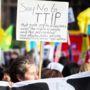 TTIP protest in London