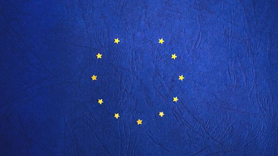 EU flag missing a star, symbolising Brexit