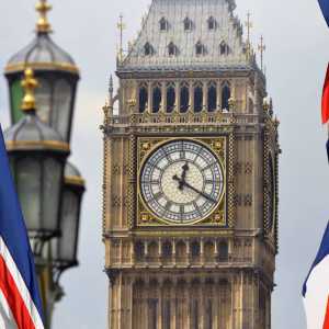 Parliament UK flags