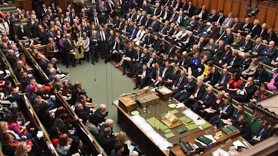 The House of Commons debating the Withdrawal Agreement during the Saturday-sitting on 19 October, 2019