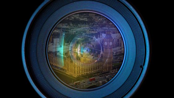 Westminster Lens logo, Houses of Parliament