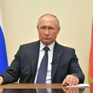 Vladimir Putin address to citizens 2 April 2020 Source: https://commons.wikimedia.org/wiki/File:Vladimir_Putin_address_to_citizens_2020-04-02.jpg Attribution: 4.0 International (CC BY 4.0) Source: The Russian Presidential Press and Information Office (http://kremlin.ru/)