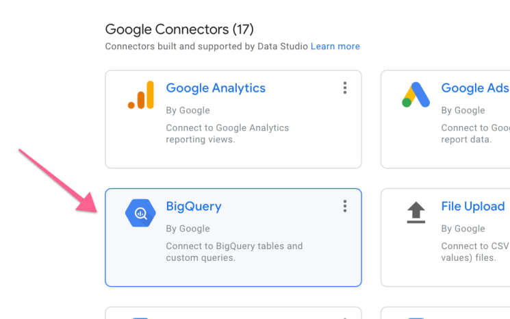 Bigquery connector