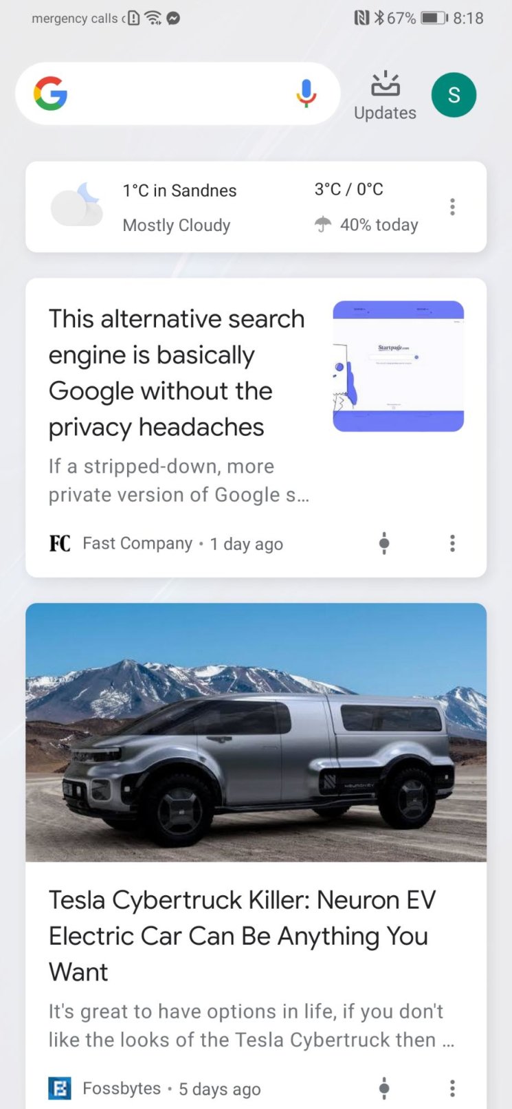 Google discover