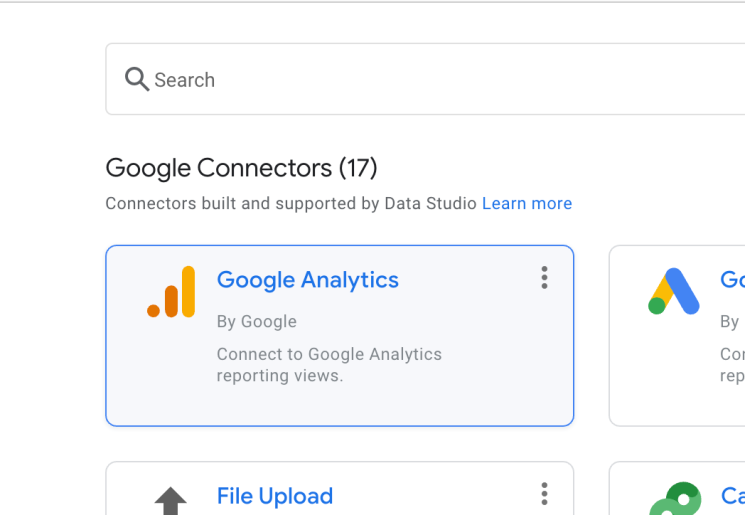 Google Analytics connector