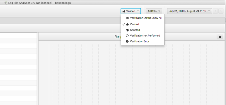 Screaming frog log analyzer bot filtering