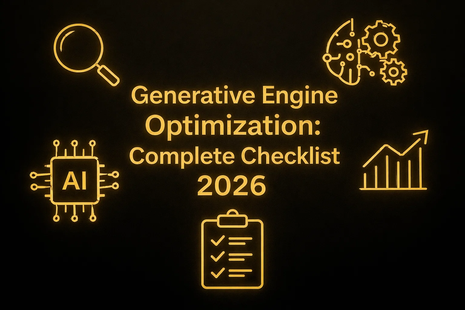 Generative Engine Optimization: Complete Checklist 2026
