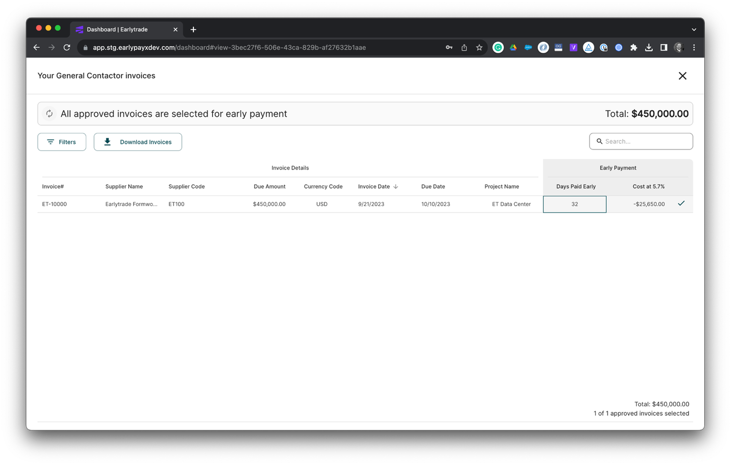 Invoice Visibility