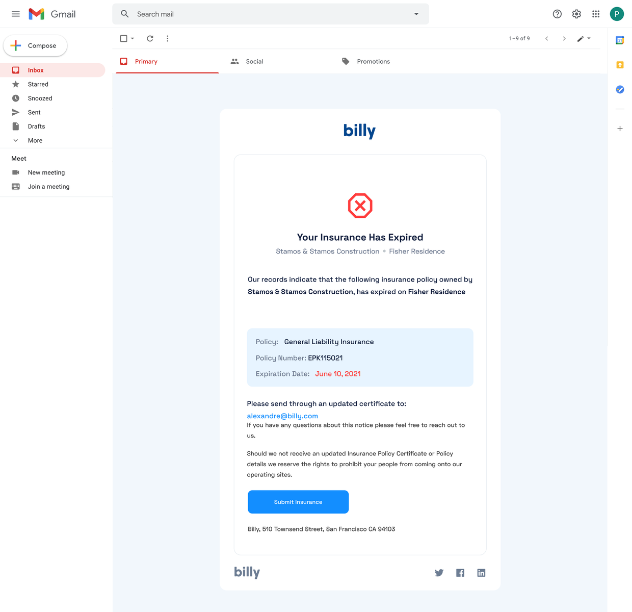 Expiration tracking and automated reminders