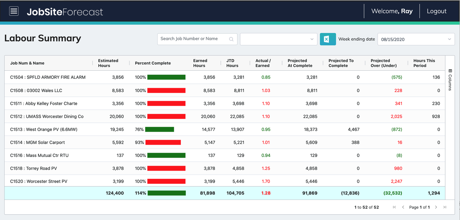 Earned Value Performance Indicator