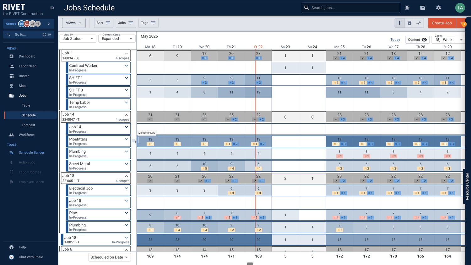 Scheduling & Rostering