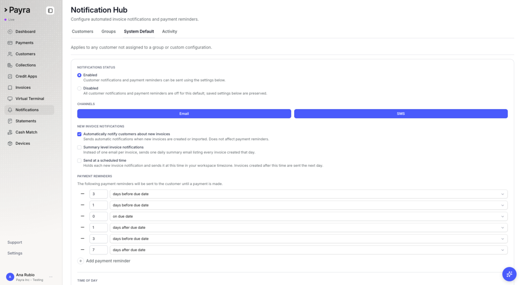 Custom Reminders (with in-field support)