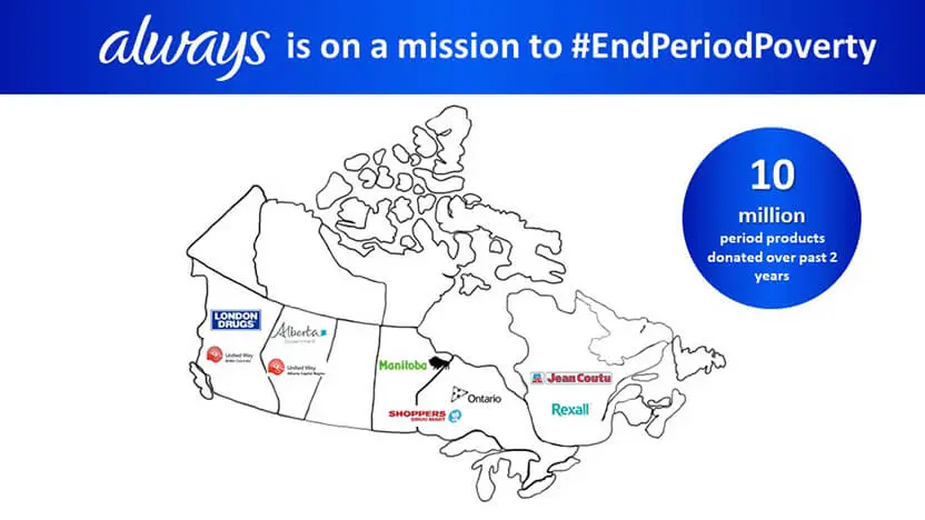 Always EndPeriodPoverty Campaign partnerships
