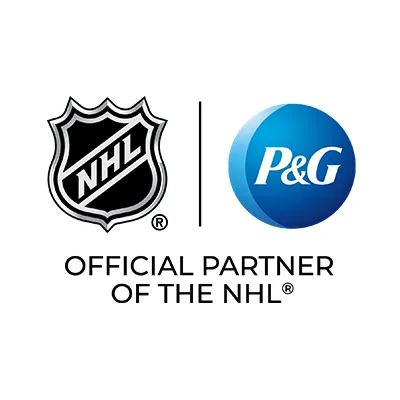 P&G and NHL logos