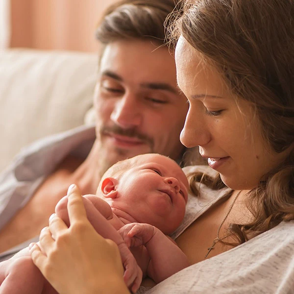 Parents with child