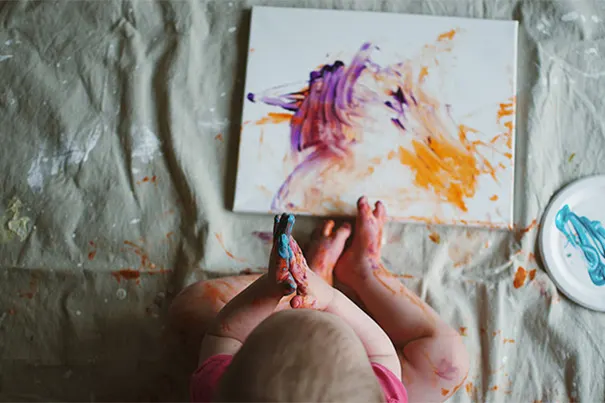 malowanie palcami dla dzieci