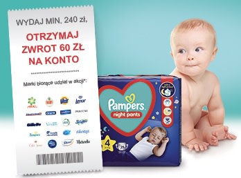 Otrzymaj zwrot 60 ZŁ na konto