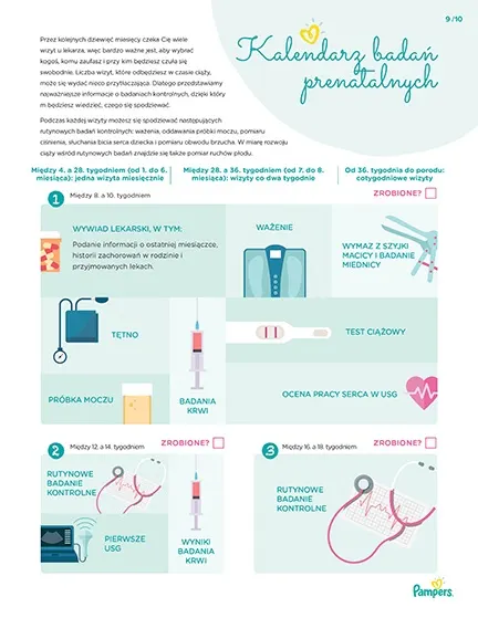 Kalendarz badań prenatalnych