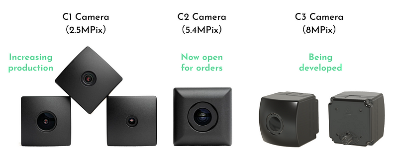 ティアフォー、5Mpixの新車載カメラの受注開始 現行モデル増産と8Mpix