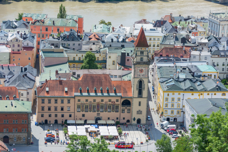 Passau - Ansicht altes Rathaus
