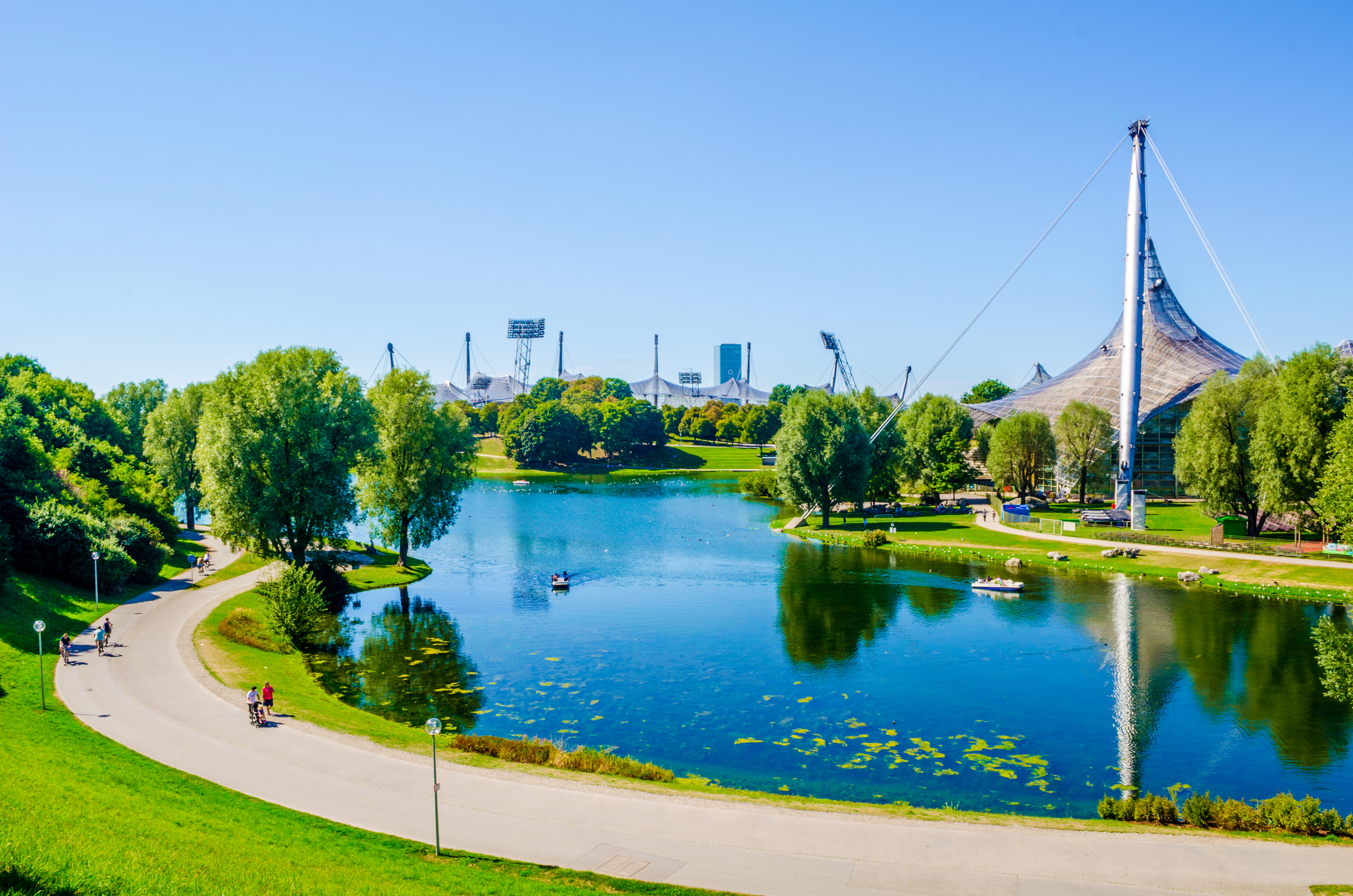 München - Ansicht des Olympiaparks