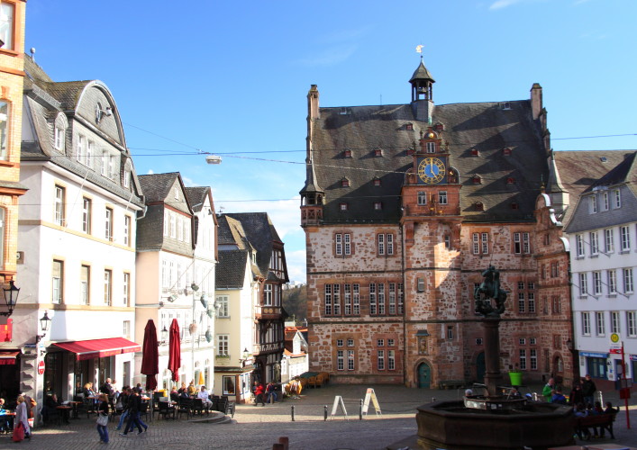 Marburg - Ansicht historisches Rathaus
