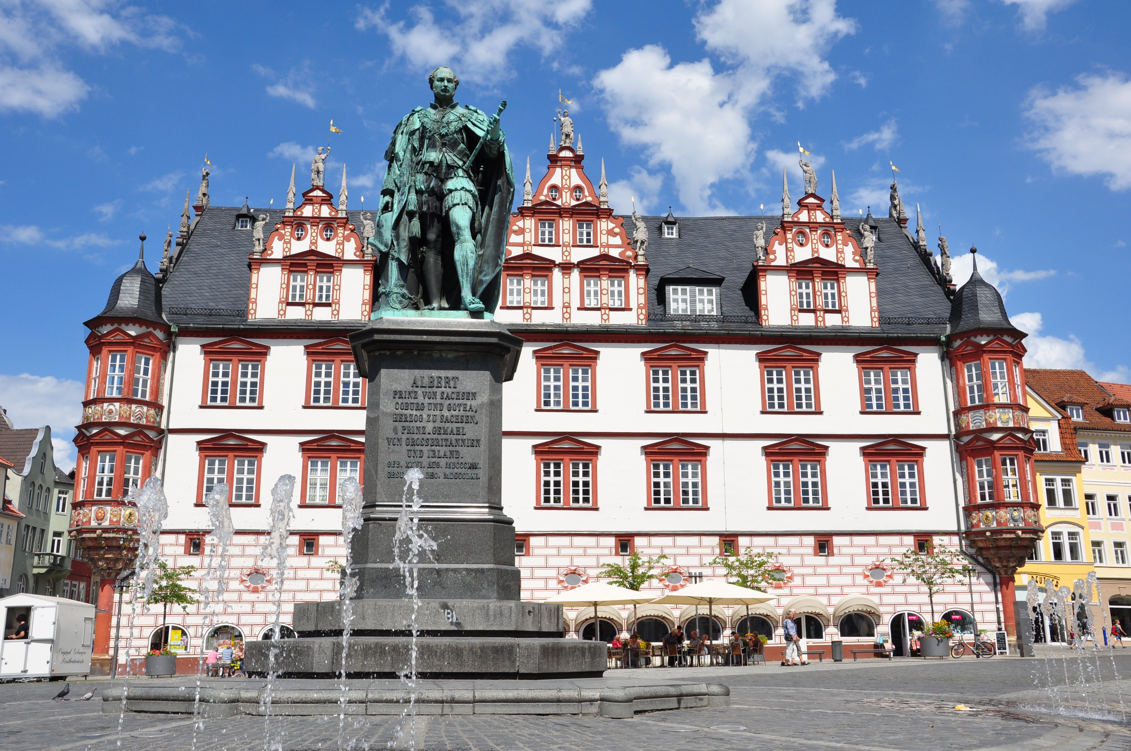 Coburg - Ansicht Stadthaus auf dem Marktplatz