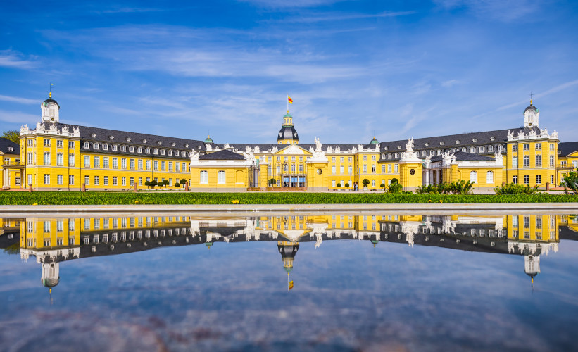 Karlsruhe - Ansicht vom Schloss